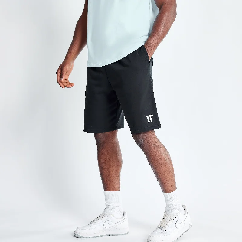 Core Sweat Shorts - Black Trendy Men's Scandinavian