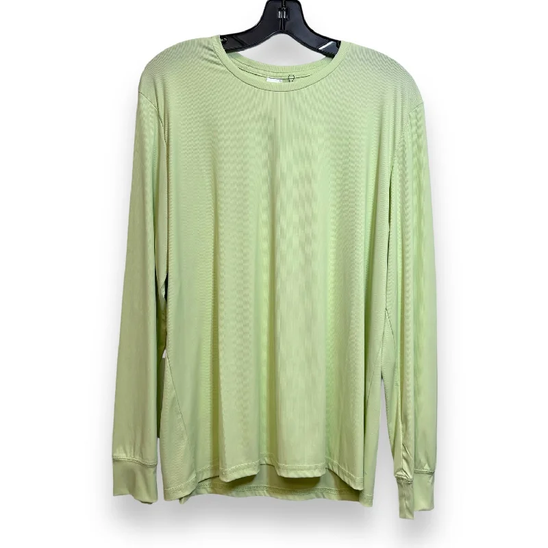 Athletic Top Long Sleeve Crewneck By Zyia In Green, Size: Xl Dapper Men's Bow