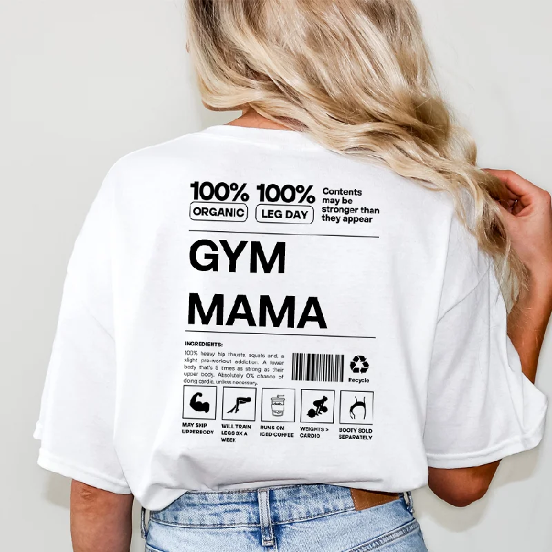 Gym Mama Ingredients T-Shirt Cool Men's Distressed