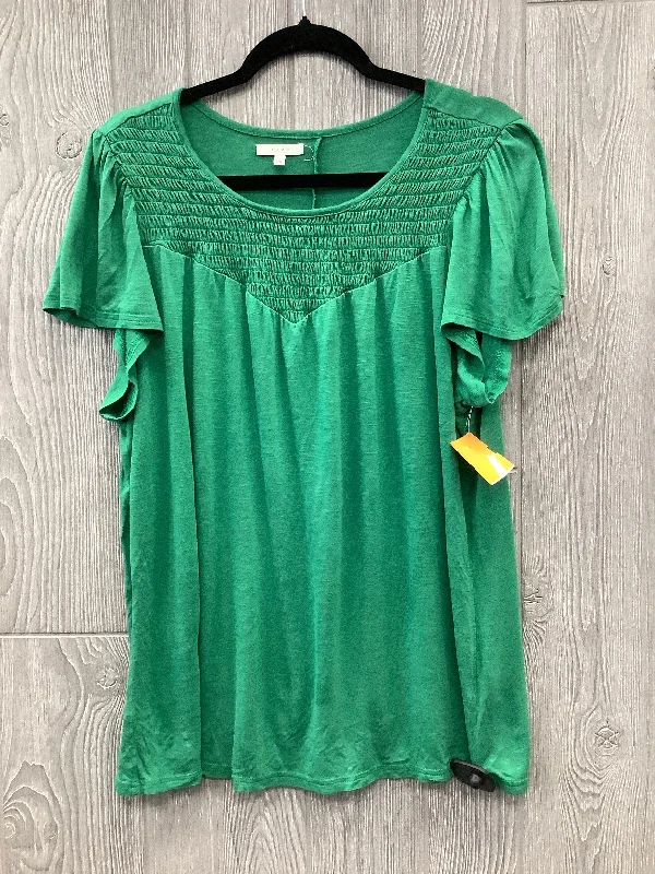 Top Short Sleeve By Maurices In Green, Size: Xl Youthful Men's Anime