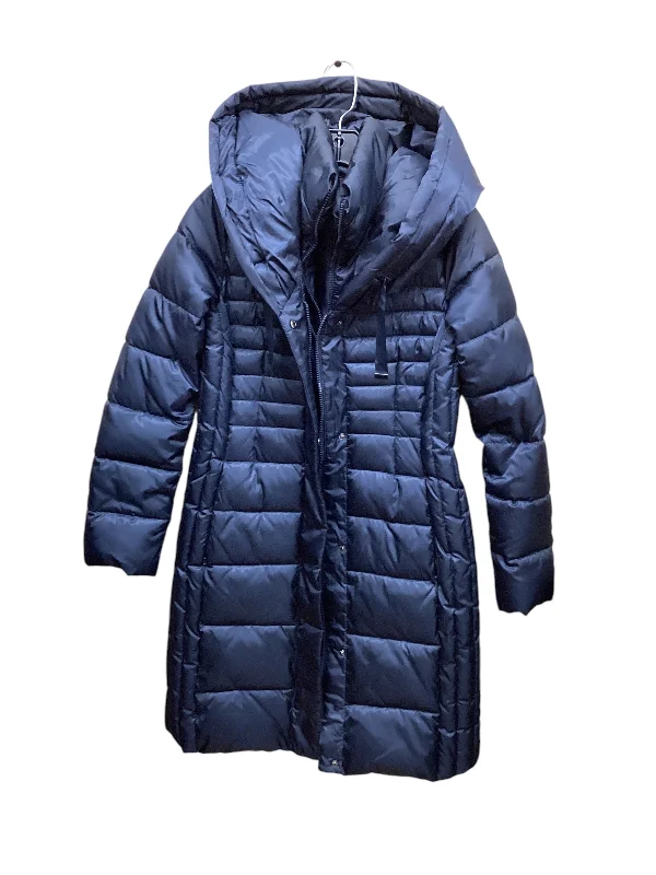 Coat Puffer & Quilted By Tahari By Arthur Levine In Navy, Size: Xs Stylish Men's Tropical 