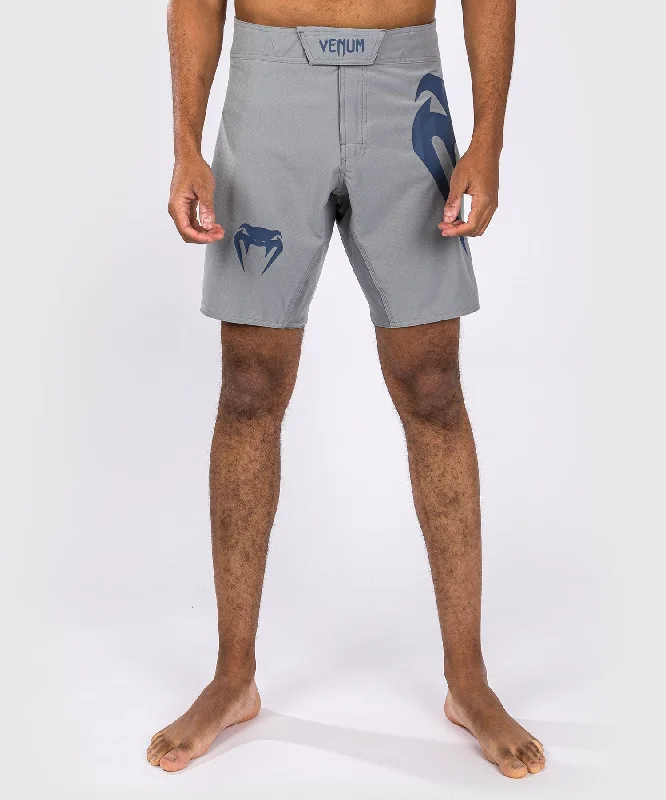 Venum Light 5.0 Fightshort - Grey/Blue Confident Men's High